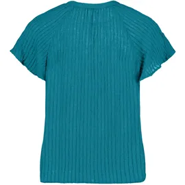Zero Klassische Bluse Deep Lagoon 42