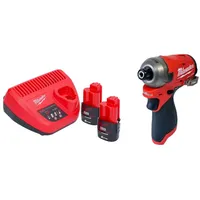 Milwaukee Bohrmaschine + 2x Akku 2,0 Ah + Ladegerät