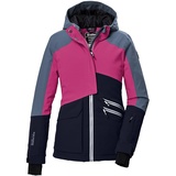 KILLTEC Mädchen Skijacke/Funktionsjacke mit Kapuze und Schneefang KSW 405 GRLS SKI JCKT, dunkelnavy, 164,