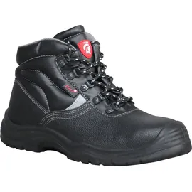 ELTEN Jori BASIC Mid S3 Herren, Lederschuh, robust, schwarz