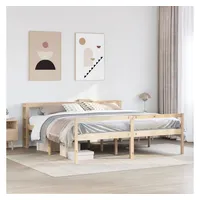 vidaXL Seniorenbett mit Kopfteil ohne Matratze 180x200 cm
