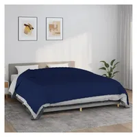 vidaXL Gewichtsdecke Blau 220x260 cm 11 kg Stoff