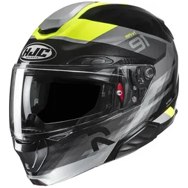 HJC Helmets RPHA 91 Madal Schwarz/Weiß/Neongelb XXL
