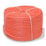 vidaXL Polypropylenseil 14 mm 100 m Orange