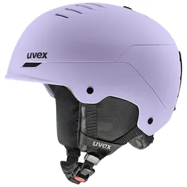 Uvex Wanted Skihelm für Damen und Herren - individuelle Größenanpassung - Nackenwärmer - cool Lavender matt 58-61 cm