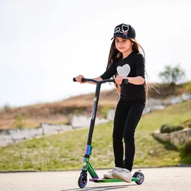 Lorelli Kinderroller Avatar PolyurethanRäder 360 Grad drehbar Hinterradbremse Aluminium grün - Grün