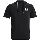 Under Armour Rival Terry LC SS HD black onyx white S