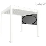 Biohort Sonnenschutzrollo BxHxT: 327 x 235 x 10 cm, weiß, verschiedene Größen", weiß, B:327cm H:235cm, Polyester, Polyvinylchlorid (PVC), Rollos,