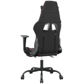 vidaXL Gaming-Stuhl mit Fußstütze Schwarz und Weinrot PC / PS4