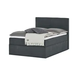Boxi Boxspringbett 140 x 200 cm  Boxi ¦ grau ¦ Maße (cm): B: 140 H: 125