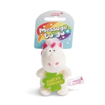 NICI Einhorn Theodor 8 cm Weiß/Pink