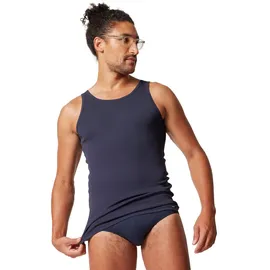 SKINY Herren 2er Pack - Tank Top DP, ärmellos, Feinripp, Baumwolle Blau M