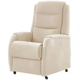 Hukla Fernsehsessel auf Rollen Max ¦ creme ¦ Maße (cm): B: 72 H: 109 T: 82.0