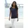 LASCANA Longshirt Marine-gepunktet 40/42