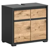 xonox home xonox.home Waschtischschrank Jaru anthrazit Nachbildung 60x55x34 cm