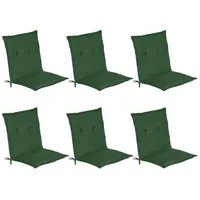 Beautissu Niederlehner Auflage Loft NL 100x50x6cm Dunkelgrün