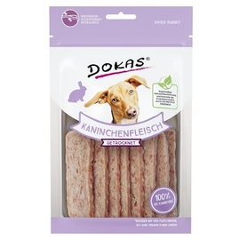 Dokas Dog Kaninchenfleisch getrocknet für Hunde - 12 x 70g
