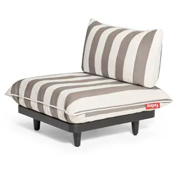 Fatboy - Paletti Outdoor-Sofa, Mittelmodul, weiß / kakao gestreift