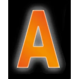 CONACORD Klebebuchstabe A Reflektierend 8 cm Orange