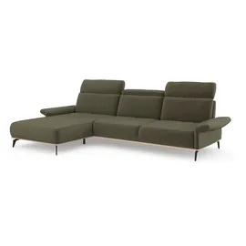 Home Affaire Eckcouch Polyester 3-Sitzer Grün
