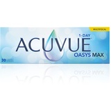 Acuvue OASYS MAX 1-Day MULTIFOCAL Tageslinsen – Gleitsichtlinsen für den Nah-, Zwischen- und Fernbereich – Tageskontaktlinsen mit -5.75 dpt und BC 8.4 – UV Schutz und angenehmes Tragegefühl