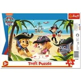 Trefl Puzzle, Rahmenpuzzle 15 Teile, Paw Patrol