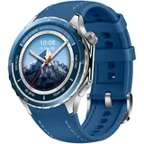 OPPO Watch X2 BT 46 mm Aluminiumgehäuse Blau Sportarmband Blau M
