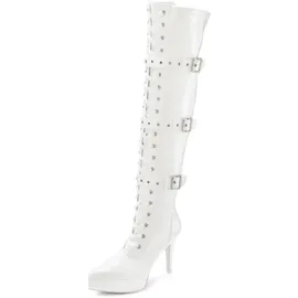 LASCANA BELLE AFFAIRE Overkneestiefel Damen weiß Gr.41