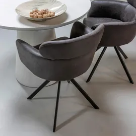 Livetastic Esstisch Damon, Weiß, Keramik, rund, konisch, 100x76x100 cm, Esszimmer, Tische, Esstische, Esstische rund