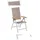 Merxx Naxos Klappsessel 68 x 58,5 x 110,5 cm grau klappbar