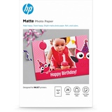 HP Fotopapier matt weiß, 10x15cm, 180g/m2, 25 Blatt (7HF70A)