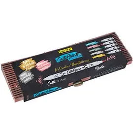 ONLINE USV-Systeme ONLINE® Calli.Brush Double Metallic Brush-Pens farbsortiert, 5 St.
