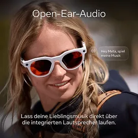 OAKLEY Meta HSTN - mit AI, Audio-, Foto- und Videokompatibilität Warm Grey, PrizmTM Ruby AI Glasses