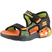 SKECHERS Creature Splash Sandalen - Black Synthetic / Orange