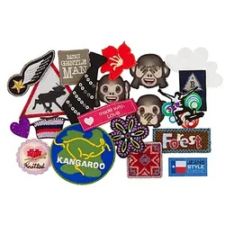 buttinette Applikationen "Universal", Inhalt: 20 Stück