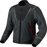 RevIt! Revit Airwave 4, Textiljacke - Schwarz/Dunkelgrau - M