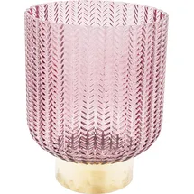 Kare DESIGN Vase Barfly Glas Rosa