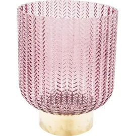 Kare DESIGN Vase Barfly Glas Rosa