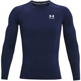 Under Armour HeatGear Armour langarm Funktionsshirt Herren 410 midnight navy/white XL