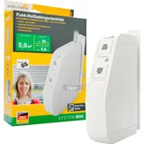 Schellenberg elektrischer Gurtwickler Aufputz RolloDrive 75 Premium mit Funk, Rolladengurtantrieb bis 5 m2 Fläche