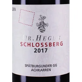 Weingut Dr. Heger 2020 Achkarren Schlossberg Spätburgunder Großes Gewächs