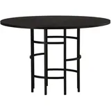 Livetastic Esstisch, Copenhagen Ø ca. 115 cm, Schwarz,