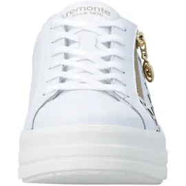 remonte Sneaker Damen Weiß/Gold 41