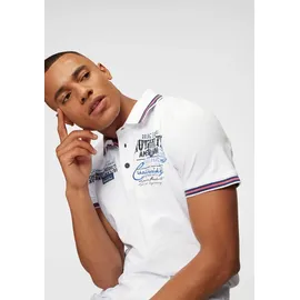 Bruno Banani Poloshirt Kurzarm, körpernahe Passform, aus Baumwollmischung weiß XXL (60/62)