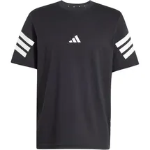 adidas Future Icons 3-Streifen Kurzarm-T-Shirt Black XL