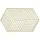 ZONE Denmark - Hexagon Untersetzer large, pear