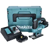 Makita DJV 184 RA1J Akku Pendelhub Stichsäge 18 V Brushless + 1x Akku 2,0 Ah + Ladegerät + Makpac