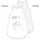 Herding Baby Schlafsack Sleeping Little Bear Weiß 70