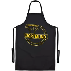 multifanshop Grillschürze - Dortmund - Meine Fankurve - Druck gelb - Schürze