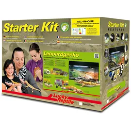 Lucky Reptile Starter Kit Leopardgecko, Farbe:Schwarz